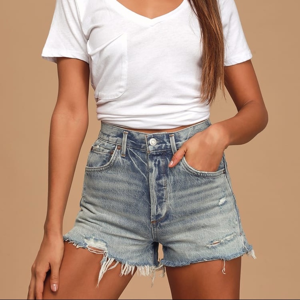 NWT Agolde Jaden Hi Rise Short